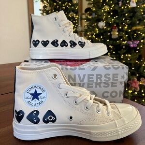 Converse x PLAY Comme des Garçons Chuck 70 Multi Heart Unisex High Top Shoes